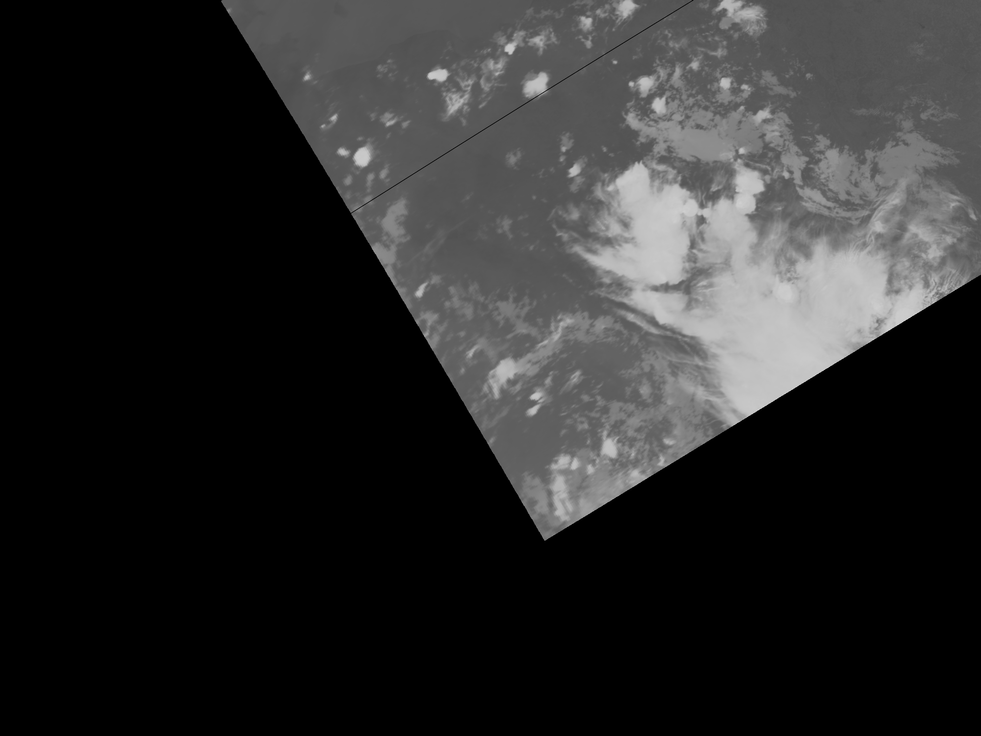 MetOp-C image with missing line